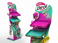 Рекламная стойка для жевательной резинки Dirol